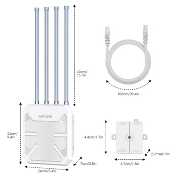 Wi-Fi 6 WAVLINK AX3000: wifi d'extérieur